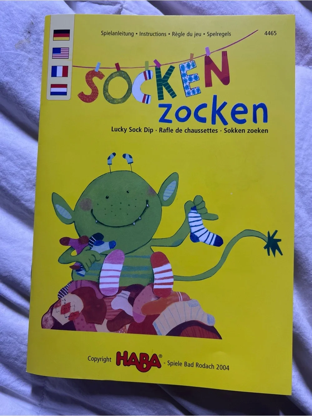 HABA Socken Zocken Lucky Sock Dip Matching Game